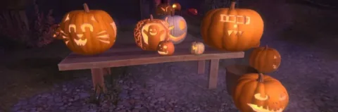 لعبة المجتمع الجماعية الهادئة Ghost Town Pumpkin Festival تعود للعمل عبر الإنترنت من أجل احتفالها السنوي بشهر الهالوين