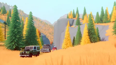 オフロード車で自然を旅するマルチプレイ対応ドライビングゲーム「over the hill」，配信開始