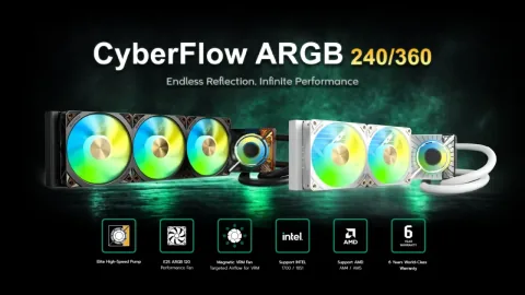 MONTECH Announces CyberFlow All-in-One Liquid Cooler Series