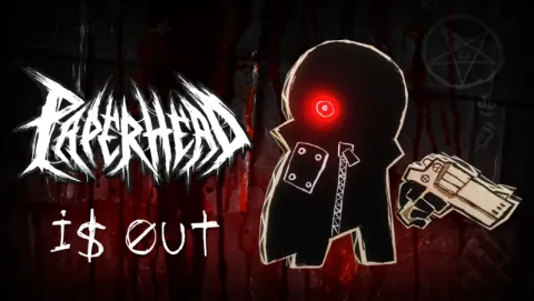 Paperhead Launches on Steam Featuring Cardboard Horror Combat