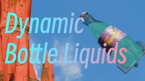 Lanzado 'Dynamic Bottle Liquids', un mod para Fallout 4 que mejora la "textura líquida de la Nuka-Cola": las burbujas y el aire en las botellas se ven realistas