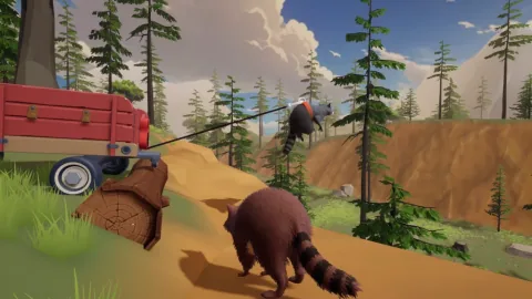 Cooperative Raccoon Adventure Trash Day Launches on Steam