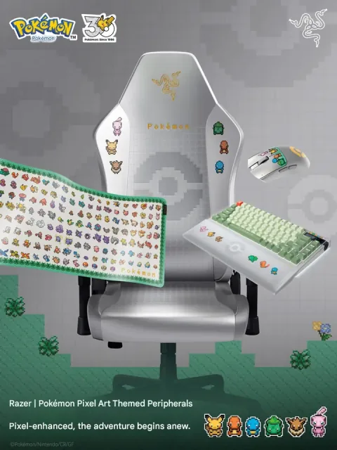 Razer bringt Pixel-Art-Pokémon-Peripheriegeräte in China auf den Markt