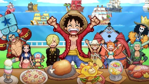 Kairosoft Launches ONE PIECE Ocean Feast Management Game