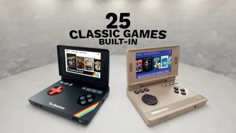 Verzögerung für „C64 Handheld“ und „Spectrum Handheld“, die Retro-Computer im Handheld-Format mit 25 Spielen bieten