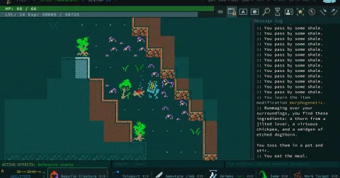 Das monumentale Roguelike Caves of Qud wird im Dezember mit einer Early-Access-Erweiterung noch größer, die es ermöglicht, als seltsame Hunde und Bäume zu spielen