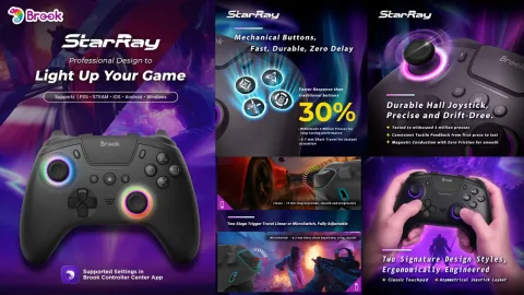 (PR) Brook StarRay Wireless Controller วางจำหน่ายแล้ว
