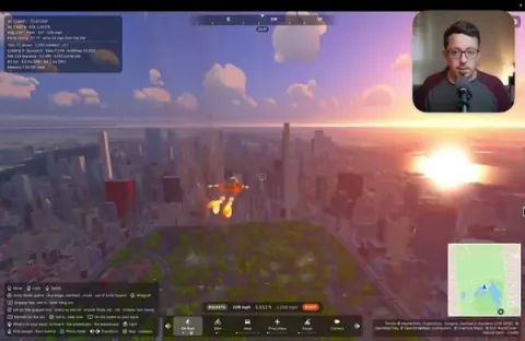 GTA-ähnliches Spiel im globalen Maßstab in Entwicklung. Open World wird mit echten Kartendaten erstellt
