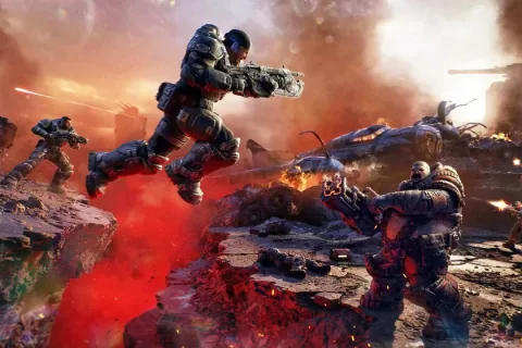 Gears of War: E-Day បានដកចេញនូវលក្ខណៈពិសេសរឿងព្រេងនិទានមួយចំនួននៃស៊េរីហ្គេមនេះ ប៉ុន្តែ The Coalition បានពន្យល់ពីមូលហេតុ ហើយវាពិតជាសមហេតុផលណាស់