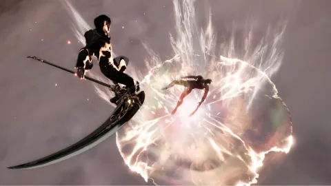 Alterna entre tres armas para cortar y usa un gancho de agarre para moverte. El RPG de acción "Atemporal Silentium" creado por un equipo chileno [BGS2026]