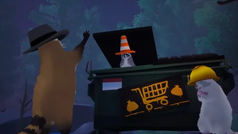 Coyote House Games Announces Raccoon Heist Simulator Dumpster Gang