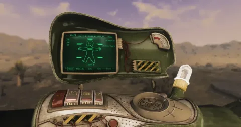 "ER KLAPPT HOCH", rufen Fallout: New Vegas-Modder nach der Veröffentlichung eines flippigen Pip-Boys, der auf den Design-Dokumenten des eingestellten Titels Van Buren basiert