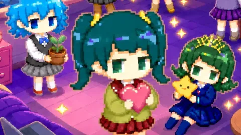 El juego de colección inactivo 'SPACE JK' presenta huevos de edición limitada de Halloween, con personajes vestidos de bruja y gato negro
