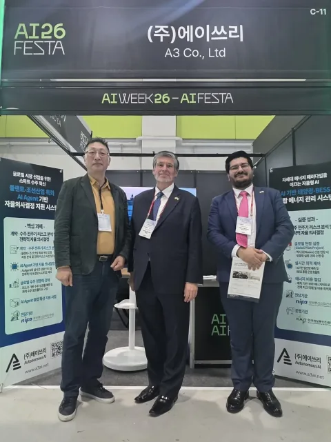 Der mexikanische Botschafter in Korea besuchte den Stand von A3, einem auf KI M.AX spezialisierten Unternehmen!