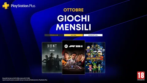 PlayStation Plus October Monthly Games Include F1 25, Hunt: Showdown 1896, and Earth Defense Force: World Brothers 2