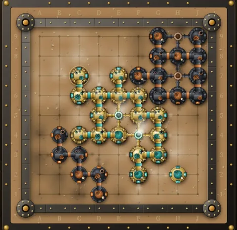 Factory Go Offers Steampunk-Themed Introduction to Traditional Board Game Mechanics