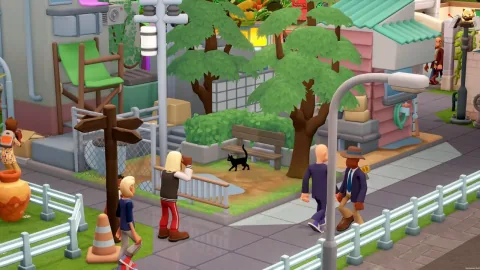 Two Point Museum Adds Little Kitty, Big City Collaboration Content