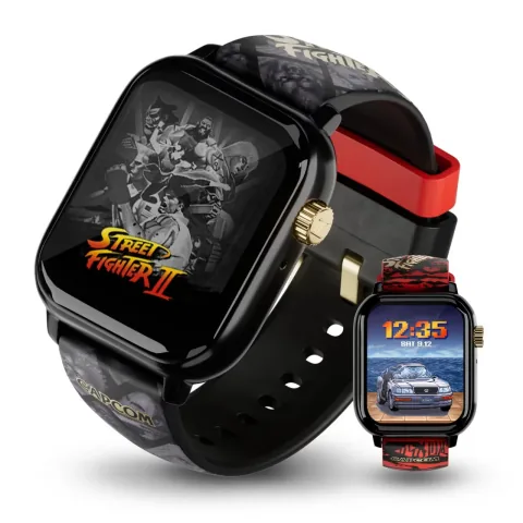 『ストリートファイターII』のオフライン専用「スマートウォッチ」が海外向けに予約受付中。専用に設計されたゲームも遊べちゃう