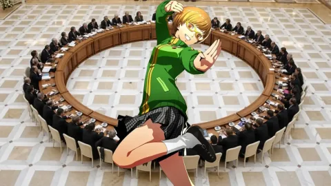 Developer Persona 4 Revival Discussion of Thicker Thigh Chie Design in the Game