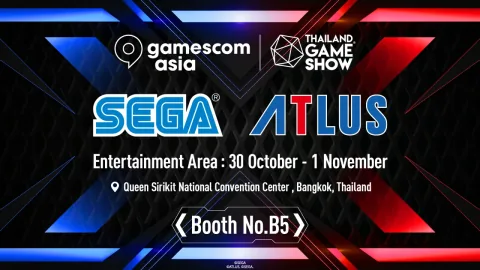 SEGA Announces Booth Details for gamescom asia x Thailand Game Show 2026