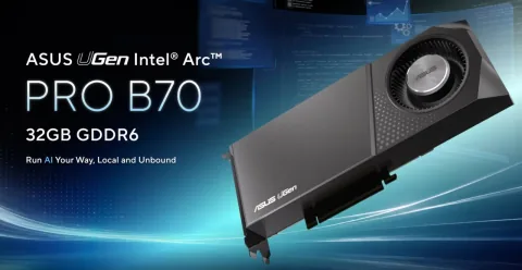 ASUS stellt seine erste Intel Arc-Karte vor, eine 32 GB Arc Pro B70 unter der Marke UGen AI