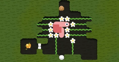 Woim is the earth-guzzling, self-bisecting sokoban pick-me-up I needed after a week of games industry disasters