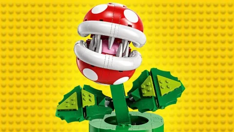 La posiblemente descatalogada Planta Piraña de LEGO Super Mario tiene un 31% de descuento en Target