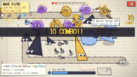 Maru Kaite Dokan! Announced as 8-Player Doodle Tower Defense Game