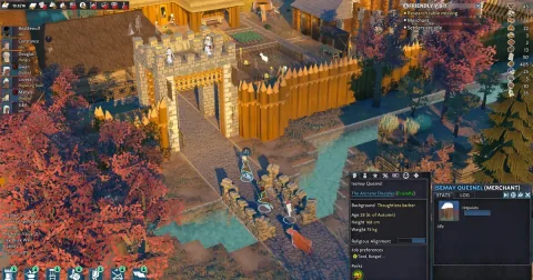 Going Medieval's new diplomacy update is all about calling your neighbouring settlements for favours, which yes, may mean delivering a cow or two in return