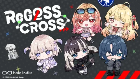 Hololive-Mitglieder wie Hajime Todoroki und Raden Juufuutei sind dabei! 2D-Puzzlespiel "ReGLOSS: CROSS" über holo Indie veröffentlicht