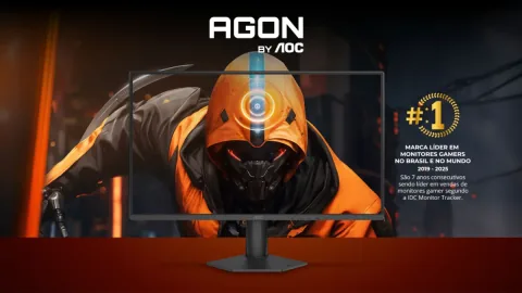 بأقل من 600 ريال برازيلي! شاشة الألعاب AOC AGON G50 مقاس 24 بوصة بتردد 144 هرتز هي الأرخص مع تقسيط يصل إلى 12 شهراً في Mega Oferta Prime