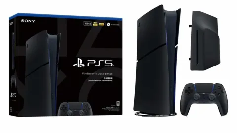 Se ha revelado un paquete de PS5 en color Negro Medianoche junto con una unidad de disco negra