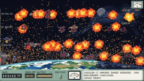 Satelit Pembunuh yang Terlupakan di Luar Angkasa! Game Incremental Piksel Terbaru 'Kessler Syndrome' Rilis 6 November