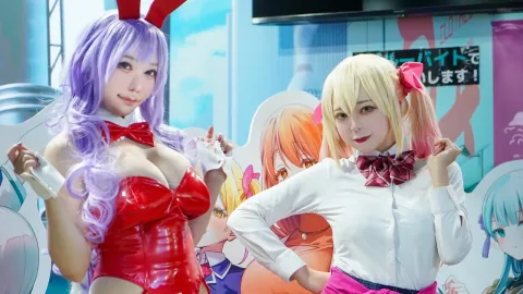 美少女3D恋愛アドベンチャーゲーム『ブルーバイト』、TGSブースの模様を公開　杭打ち機の稼働画面とプロモーション映像の特殊連動