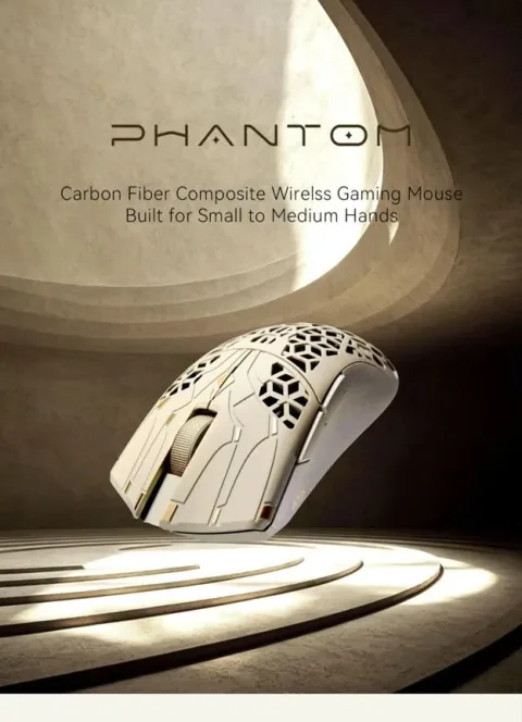 ATK Introduces the Blazing Sky Phantom, a 44g Carbon-Fiber Wireless Gaming Mouse With Dual 8K Polling