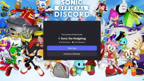 Discord ทางการของ Sonic the Hedgehog มีสมาชิกทะลุ 60,000 คนในเวลาไม่ถึงหนึ่งวัน