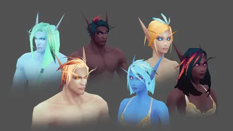 ブリザード、『World of Warcraft: Forever』の青いエルフをより見栄え悪くすると約束（ポジティブな意味で）