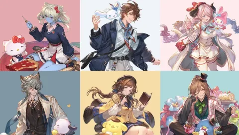 『グランブルーファンタジー』と「サンリオキャラクターズ」のコラボレーションが決定、コラボイラストが初公開