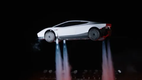 特斯拉起飛了！馬斯克展示Roadster「空中翻車」 拚2028年量產