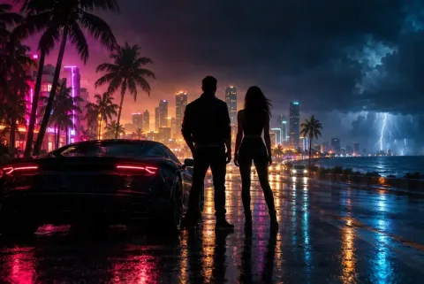 Jason and Lucia Take Centre Stage in GTA 6 Launch Trailer