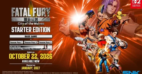 Fatal Fury: City of the Wolves Arrives on Nintendo Switch 2