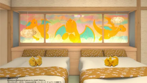 Pokémon Dragonir wird in Hotelzimmern zu sehen sein