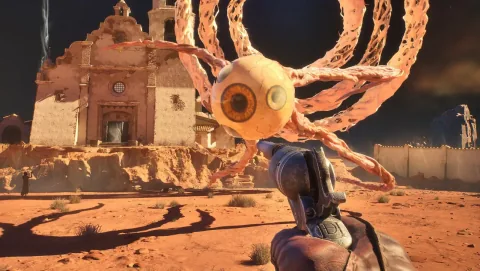 Guns of Eschaton Blends Soulslike Mechanics with FPS Combat