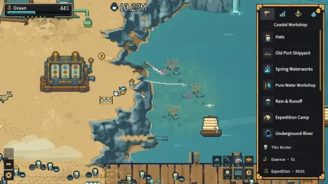 ‘양동이 한 잔의 물’로 말라버린 바다를 채워나가는 게임 ‘Fill the Sea’가 흥미로워 보인다. 끝없이 먼 목표, 바다가 가득 찬 끝에 기다리는 것은 무엇일까