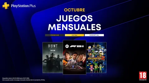 PlayStation Plus October Monthly Games Include F1 25, Hunt: Showdown 1896, and Earth Defense Force: World Brothers 2
