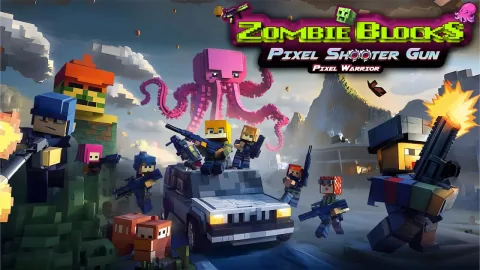 Zombie Blocks: Pixel Shooter Gun – Pixel Warrior