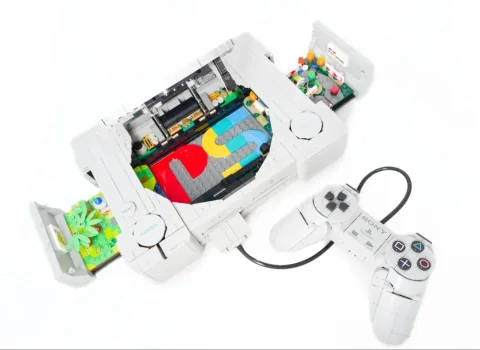 LEGO PlayStation Set Offers Nostalgic Build Experience