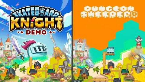Skate Knight and Dungeon Sweeper Plus Join Steam Next Fest