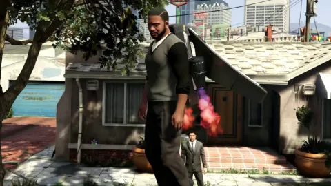 GTA 5 finally measures up to the actual best GTA game now I've added a jetpack