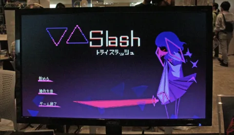 マウス操作で閃光のように駆け抜け敵を両断！ HAL大阪の学生チームが制作する超高速アクション「▽△Slash」プレイレポート［OIGS2026］